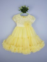 Детское платье Берта в желтом цвете
