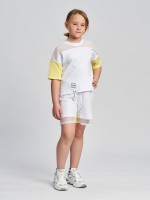 Детские спортивные шорты для девочки Лика в желтом цвете