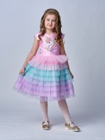 Детское платье Элеонора в розовом цвете