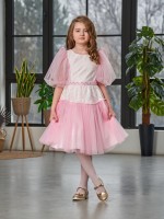 Детское платье Мирель в розовом цвете