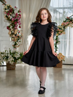 Детское платье 23-18 в черном цвете