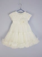 Детское платье Берта в молочном цвете