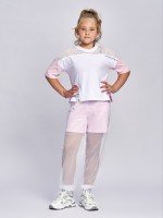 Детские спортивные брюки для девочки Лика в розовом цвете