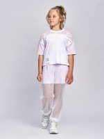 Детские спортивные брюки для девочки Лика в цвете сирень