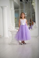 Детское платье Александра в сиреневом цвете