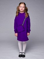Детское платье 20-83 в фиолетовом цвете, размеры 116-134