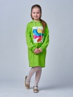 Детское платье 20-82 цвет яблоко, размеры 116-134