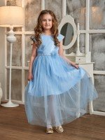 Детское платье Жизель в голубом цвете
