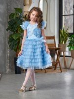Детское платье Павлина 2 в голубом цвете
