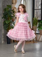 Детское платье Павлина 2 в розовом цвете