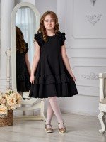 Детское платье 23-30 в черном цвете