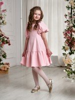 Детское платье 23-15 в розовом цвете