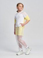 Детские спортивные шорты для девочки Лика в желтом цвете, отдельные размеры
