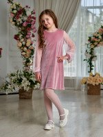 Детское платье Вероника в цвете Пудра