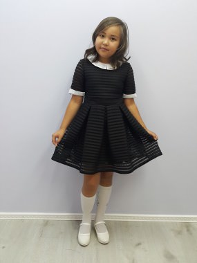 Школьное платье Дарья цвет черный