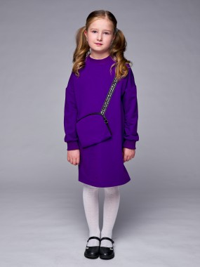 Детское платье 20-83 в фиолетовом цвете, размеры 140-158