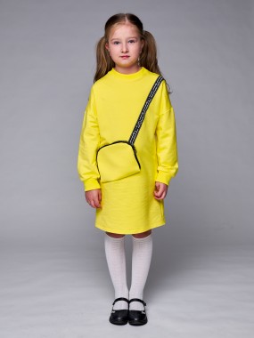 Детское платье 20-83 в желтом цвете, размеры 140-158