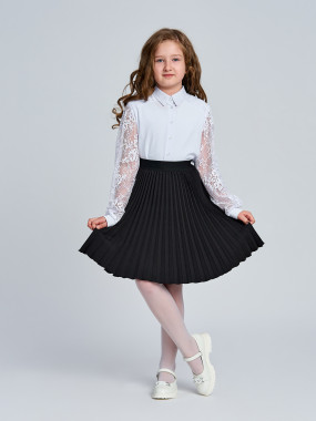 Школьная юбка Диана в черном цвете