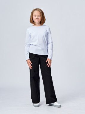 Черные школьные брюки Палаццо для девочки 22-20 146 - 164